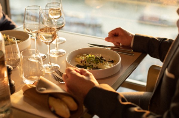 Lunch at Madame Brasserie - Madame Menu with Seine River Seating